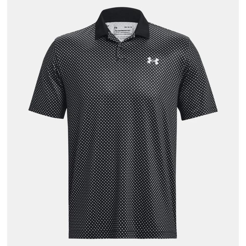 Golfpolo Heren Under Armour Zwart