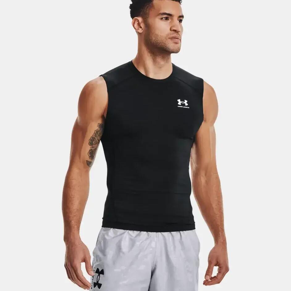 T-Shirt Under Armour HeatGear for Men in Black