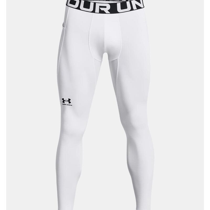 Colanți Under Armour ColdGear® albi pentru bărbați