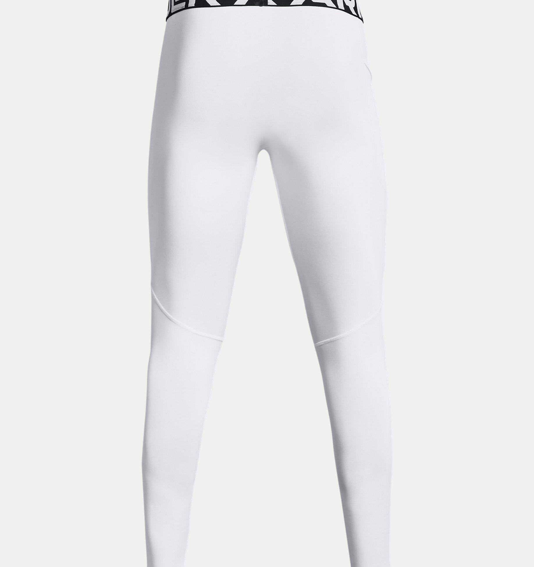 Malla ColdGear® Under Armour Blanca para hombre 6/6