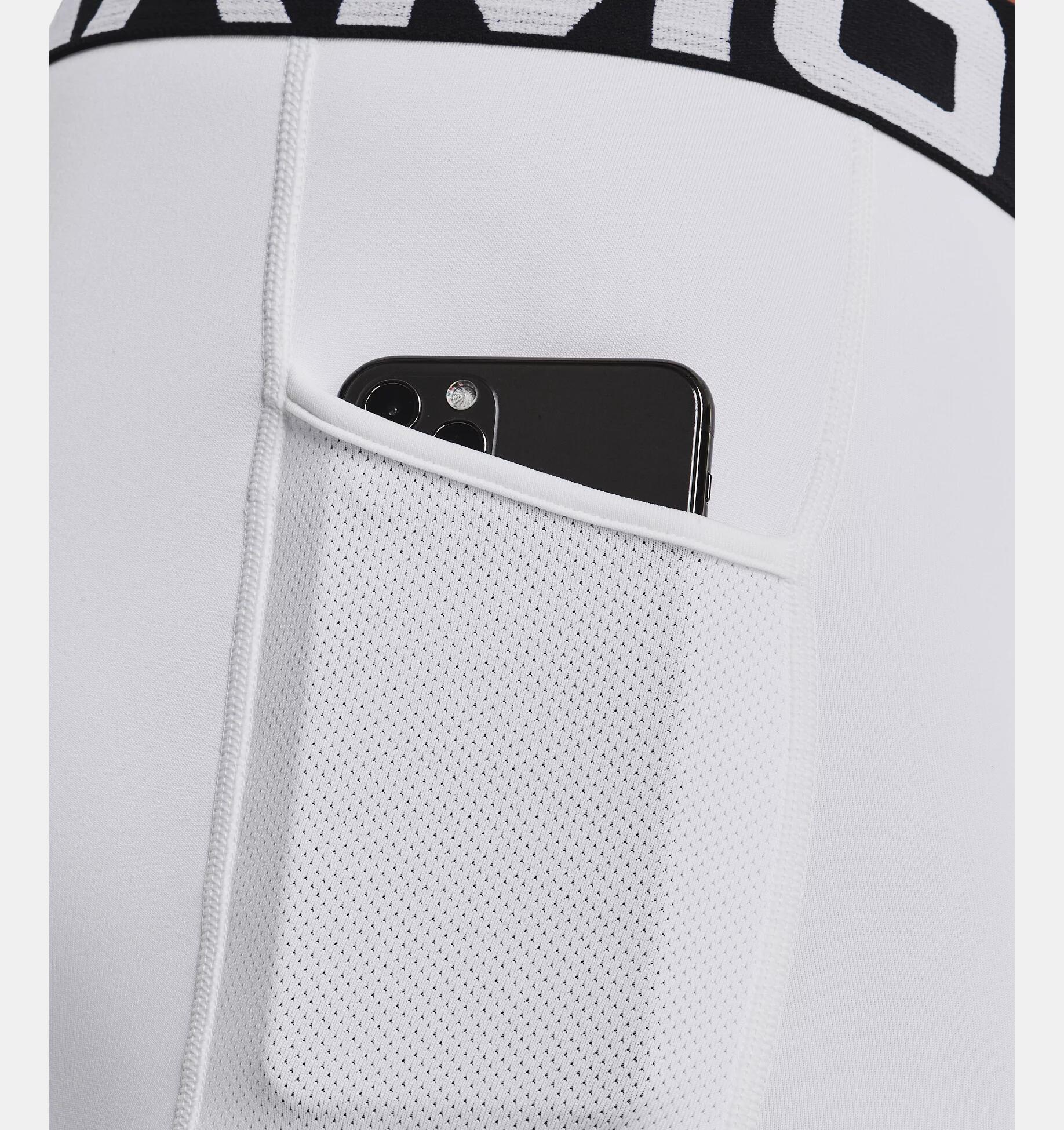 Malla ColdGear® Under Armour Blanca para hombre 3/6