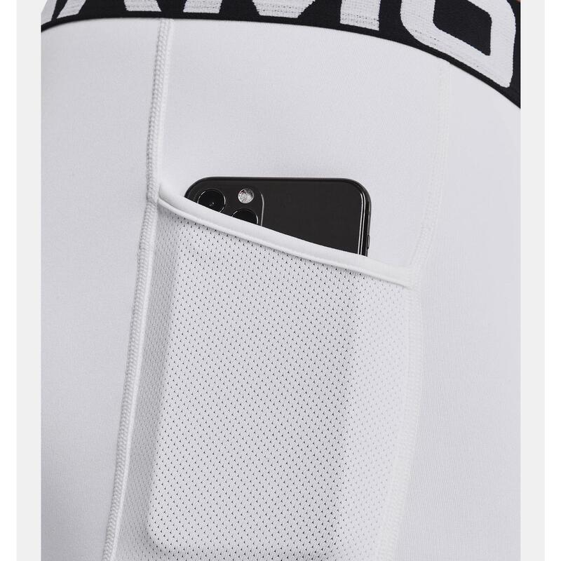 Colanți Under Armour ColdGear® albi pentru bărbați