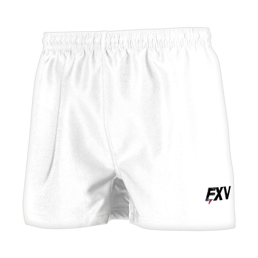 Short esportivo force 2 para adulto force xv branco