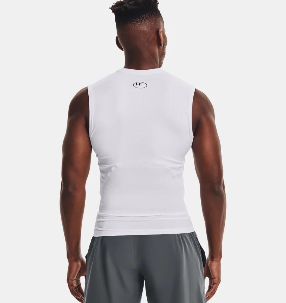 Camiseta sin mangas Lycra HeatGear® Under Armour Blanco 2/7