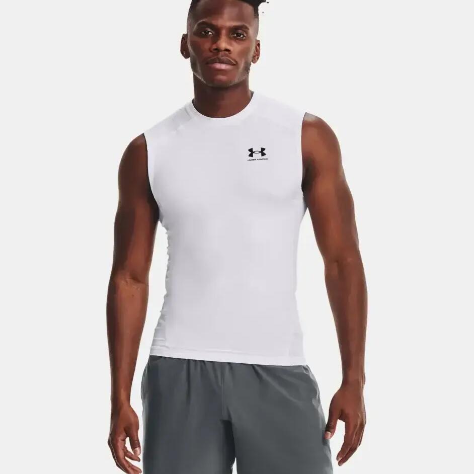 Under Armour HeatGear® Lycra Tank Top White