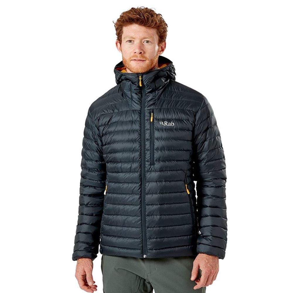 Rab Mens Microlight Alpine Trekking Down Jacket Beluga