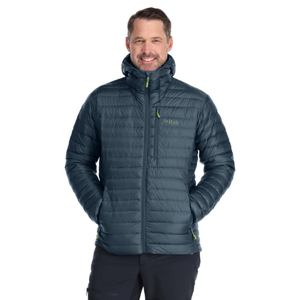 Rab Mens Microlight Alpine Trekking Down Jacket Orion Blue -  2