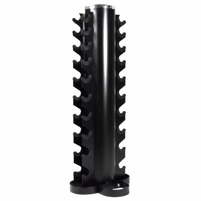 Vertikales Stahlablagegestell 125cm für 10 Hantelpaare