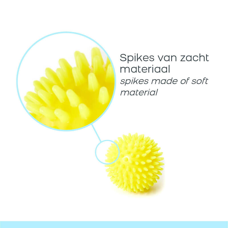 Wonder Core Spiky Massage Ball, 8 cm, Roller voor Spieren, Groen