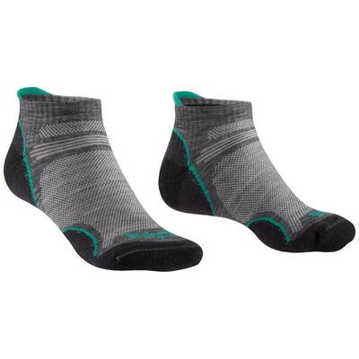 Bridgedale hike ultralight t2 merino enkelsok - grijs - dames