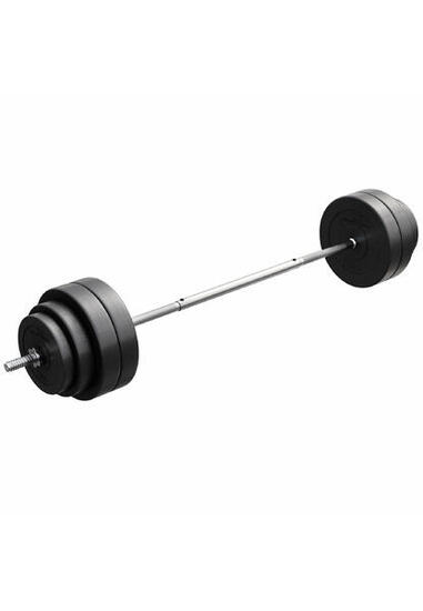 KIT HALTÈRE DROIT 60KG + DISQUES PLASTIQUE GN003 | MUSCULATION | 25MM