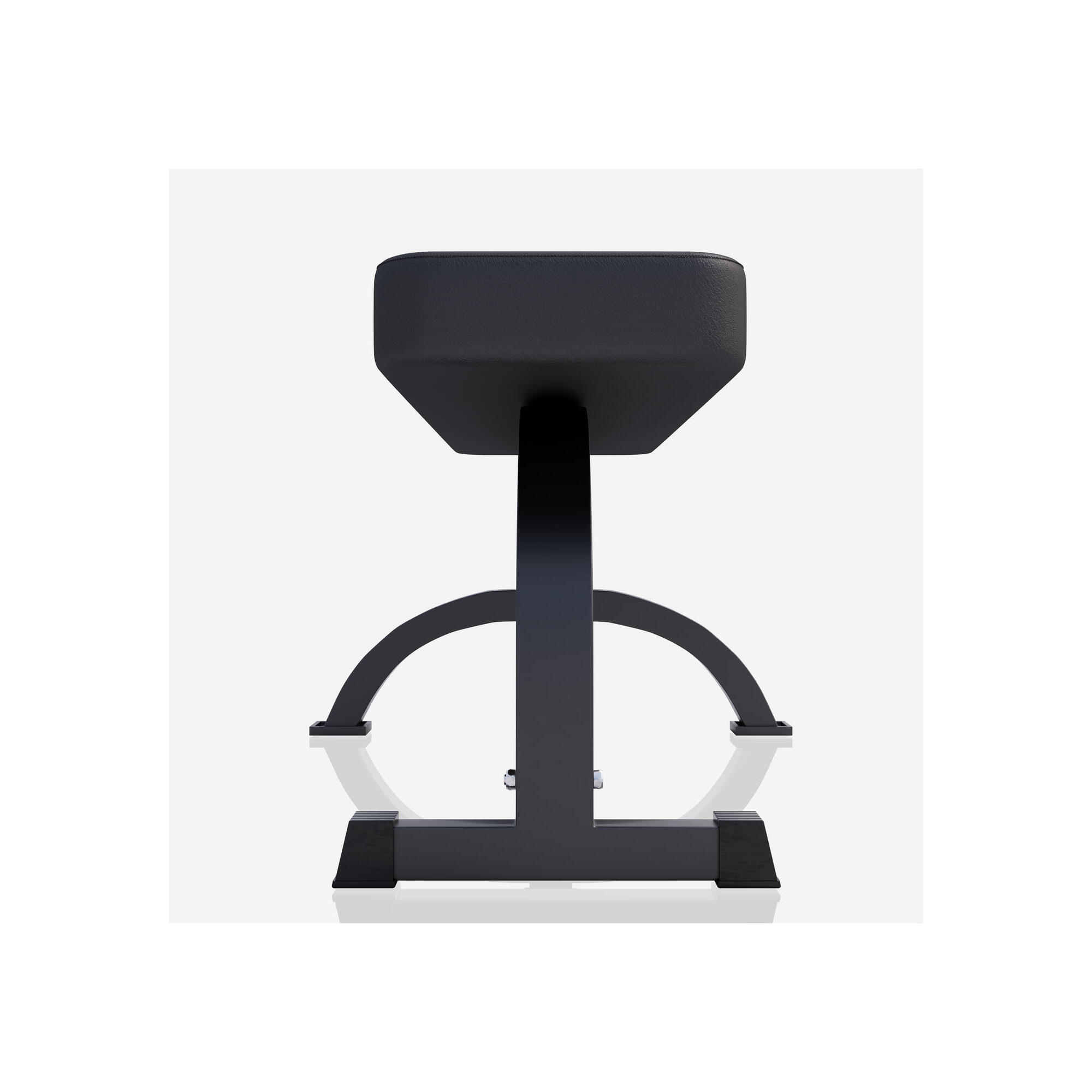 GORILLA SPORTS FLAT WEIGHT BENCH WITH LOGO | COLOR BLACK