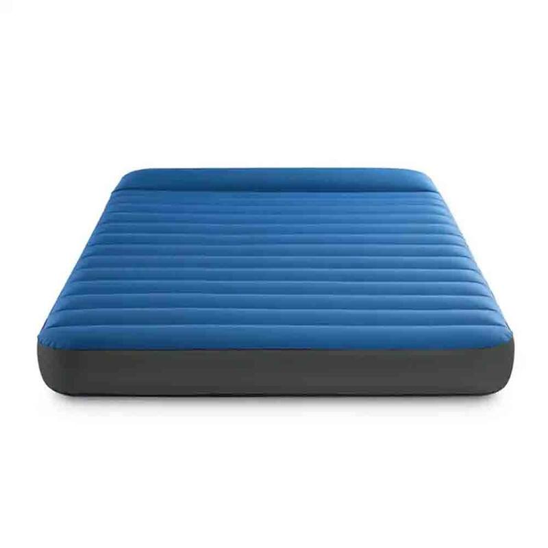 Queen Dura-Beam Tpu Pillow Mat with USB pump Camping Mattress - Blue