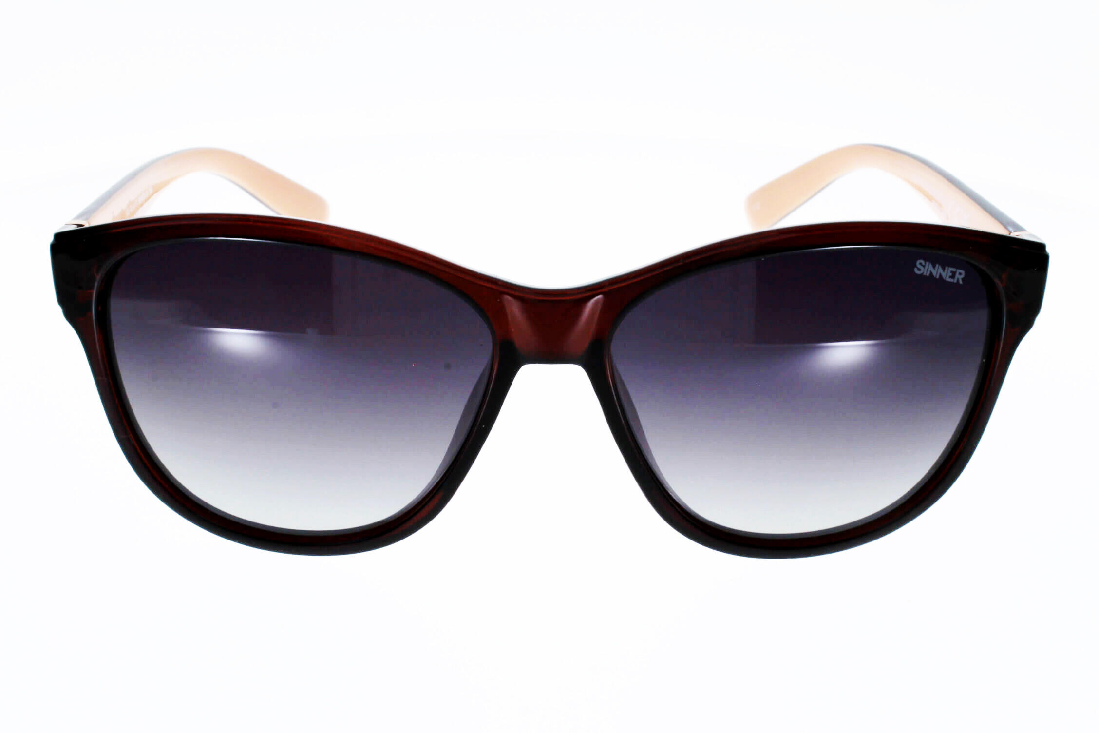 Okulary przeciwsłoneczne Sinner Warner, brązowe, unisex 2/4