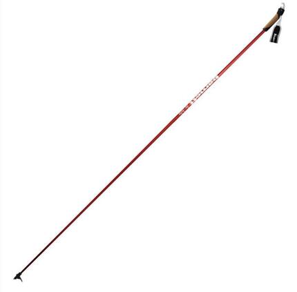 XC-09 Bâtons 100% carbone, Rouge cerise