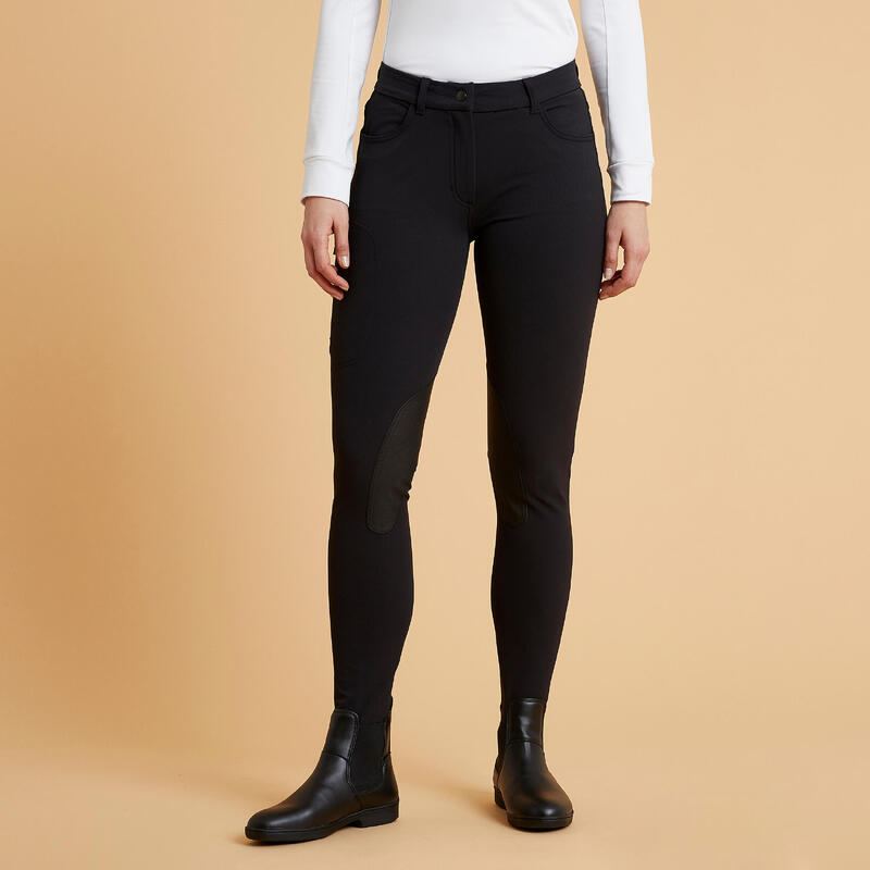 Seconde vie - Pantalon équitation basanes agrippantes Femme - 500... - TRÈS BON