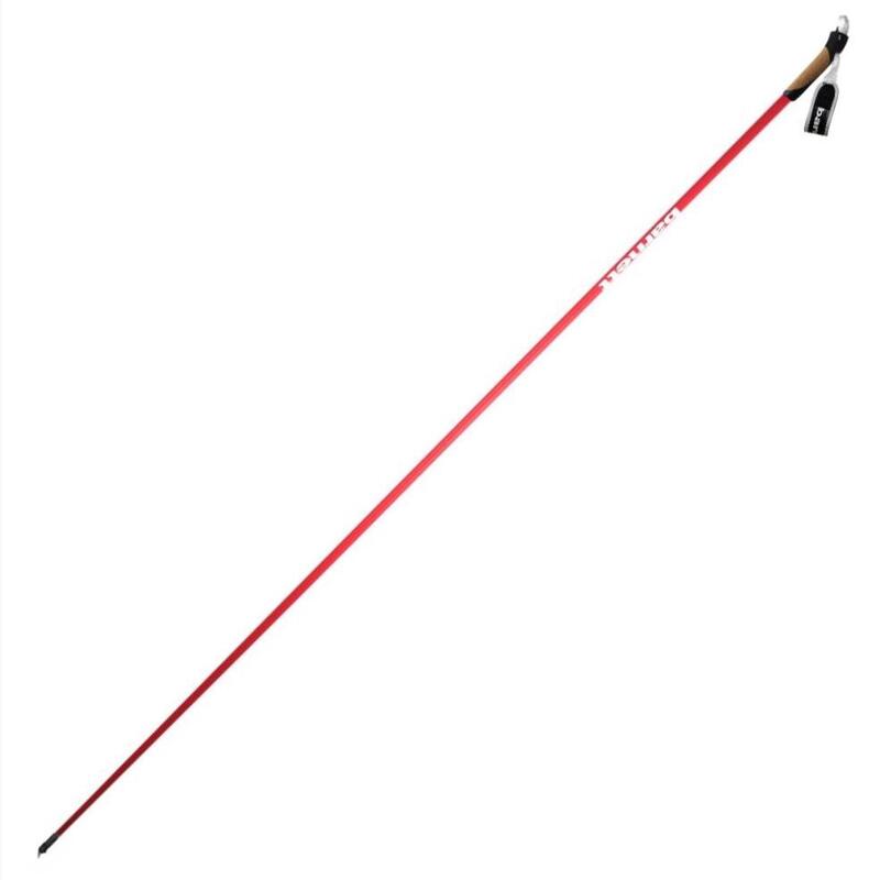Bastoncini XC-09 145 cm, 100% carbonio, rossi