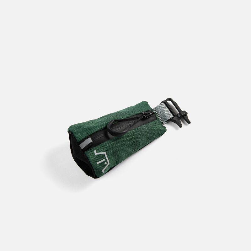 UNISEX COIN N KEY BAG (Attachable with key hook) 0.15L - GREEN