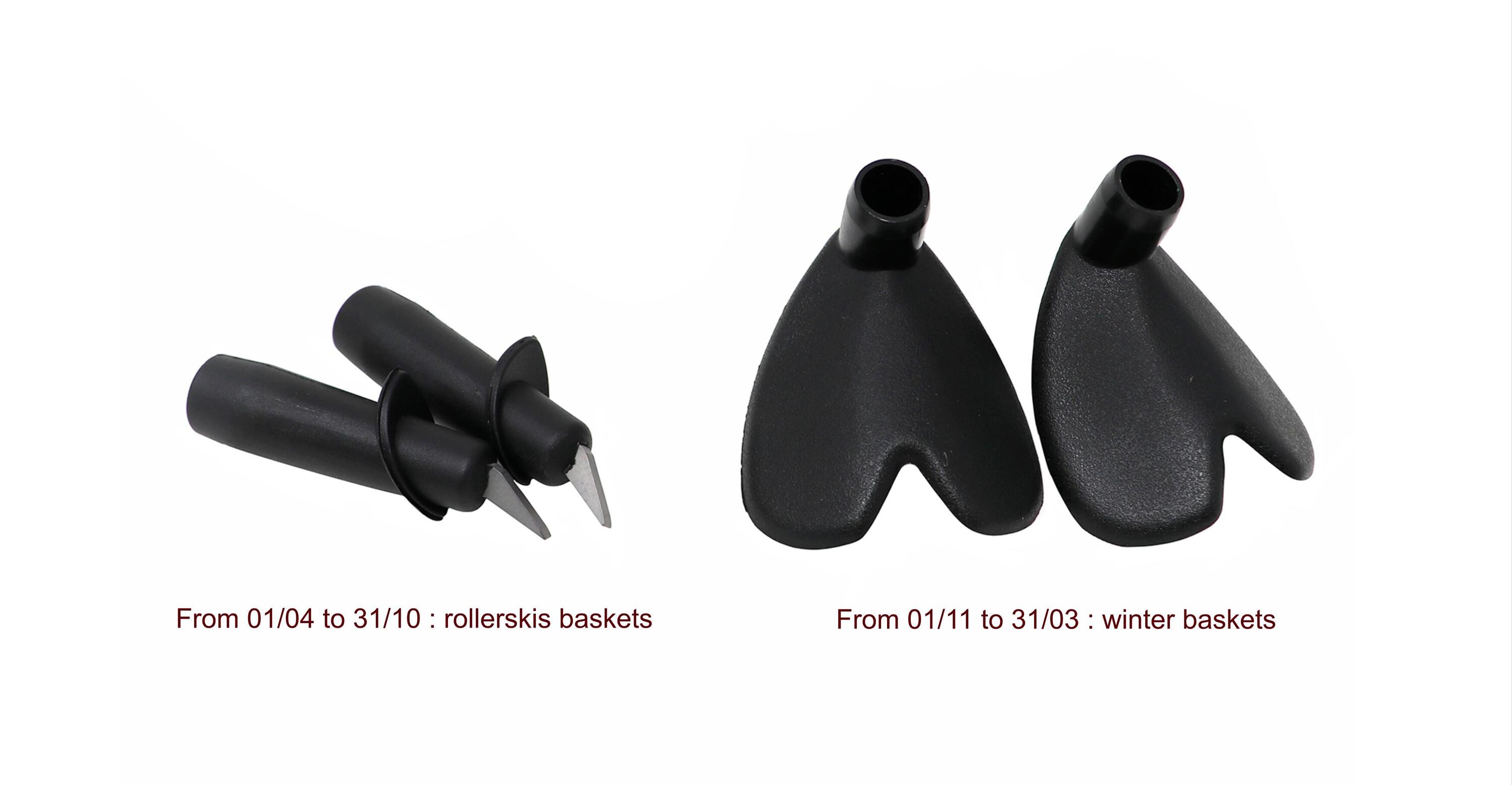 XC-09 Black poles made of 100% carbon 5/5