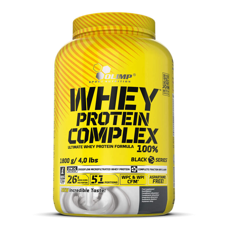 Odżywka białkowa Olimp Whey Protein Complex 100% - 1800 g Cytrynowe ciasteczko