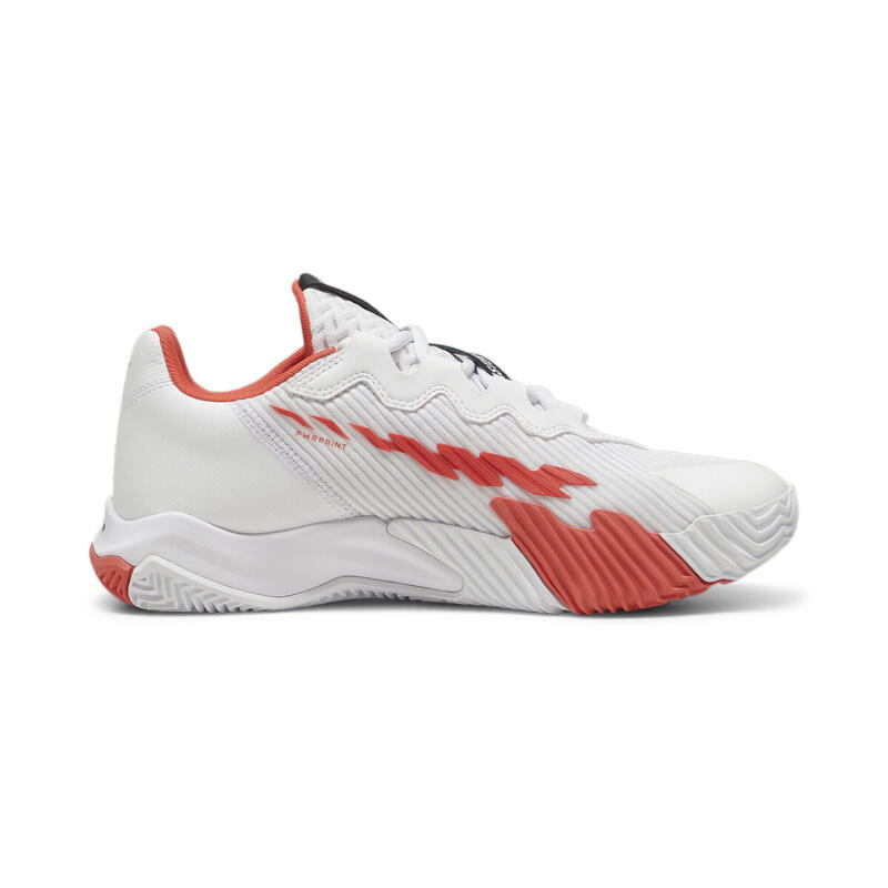 Calzado de pádel NOVA Elite PUMA White Black Active Red