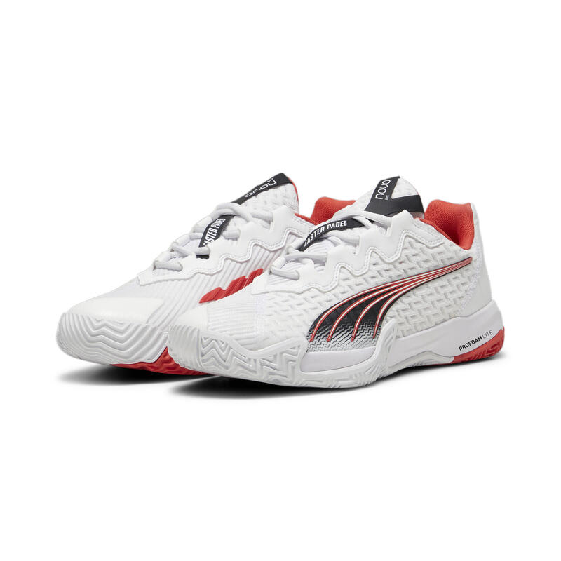 Scarpe da padel NOVA Elite PUMA White Black Active Red