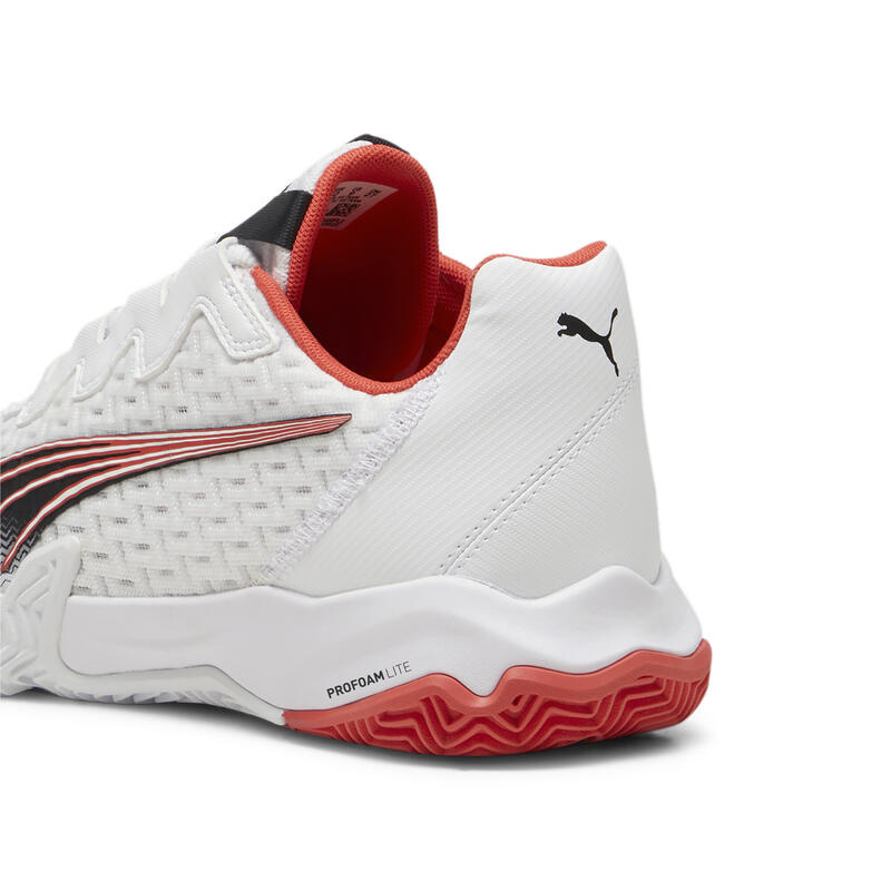 Calzado de pádel NOVA Elite PUMA White Black Active Red