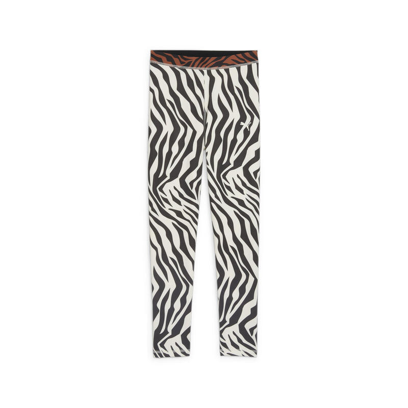 Legging de training Animal Remix Enfant et Adolescent PUMA Sugared Almond Beige