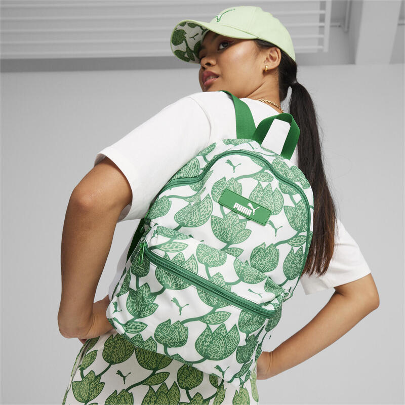 Mochila Core Pop PUMA Archive Green Blossom Aop