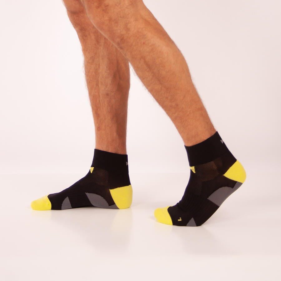 Calcetines ciclismo caño corto XTREME multi negro 3-PACK 1/7