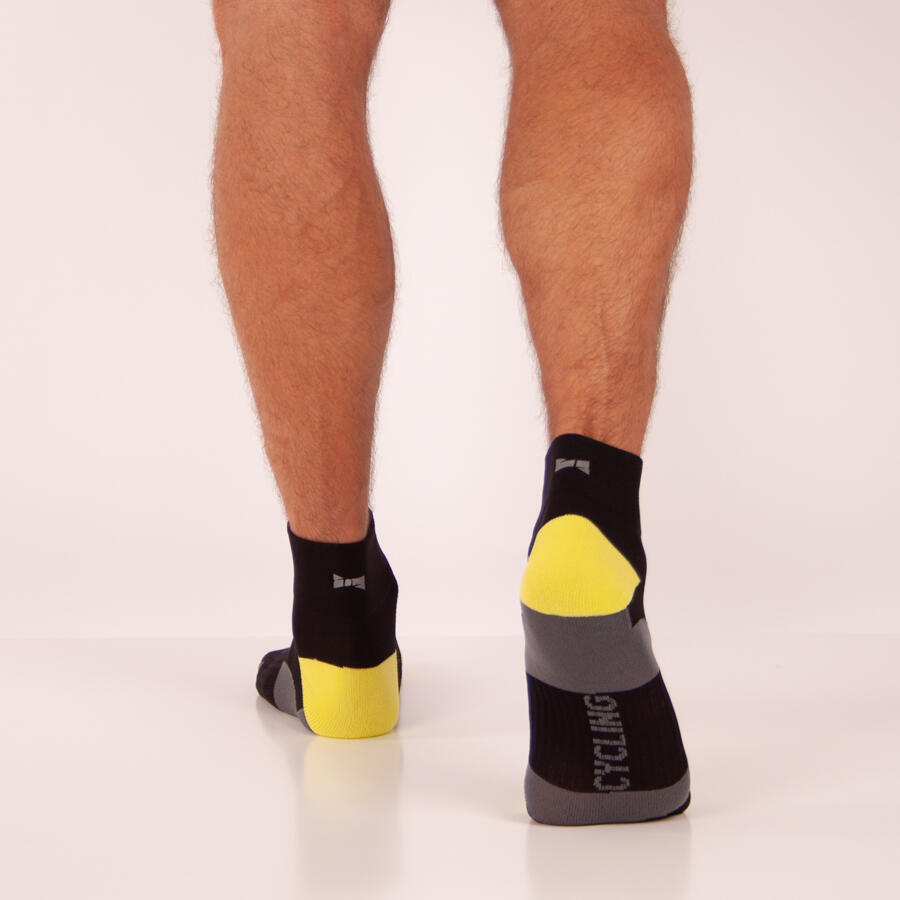 Calcetines ciclismo caño corto XTREME multi negro 3-PACK 2/7