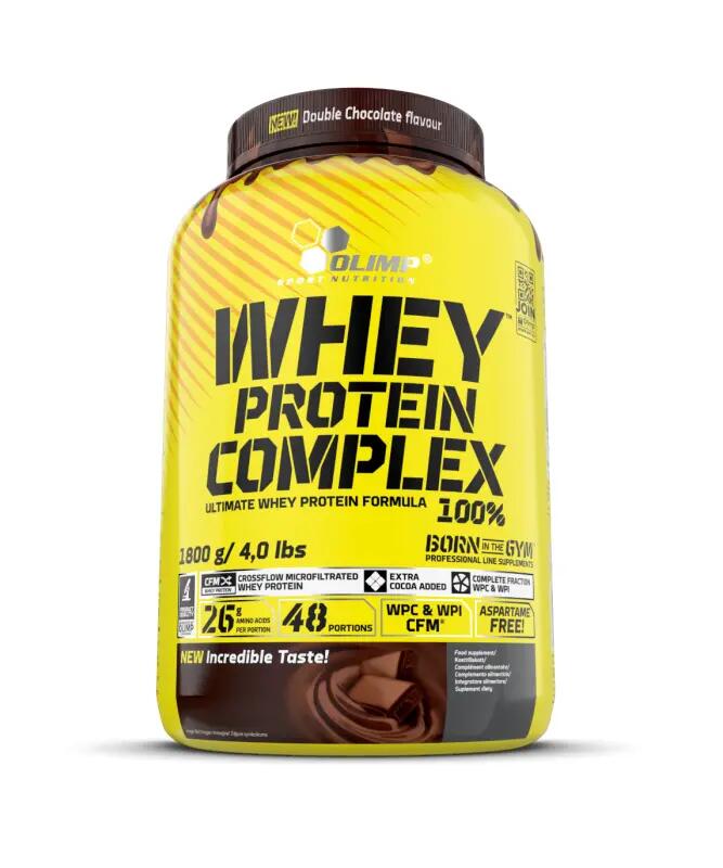 Odżywka białkowa Olimp Whey Protein Complex 100% - 1800 g Podwójna czekolada 2/3