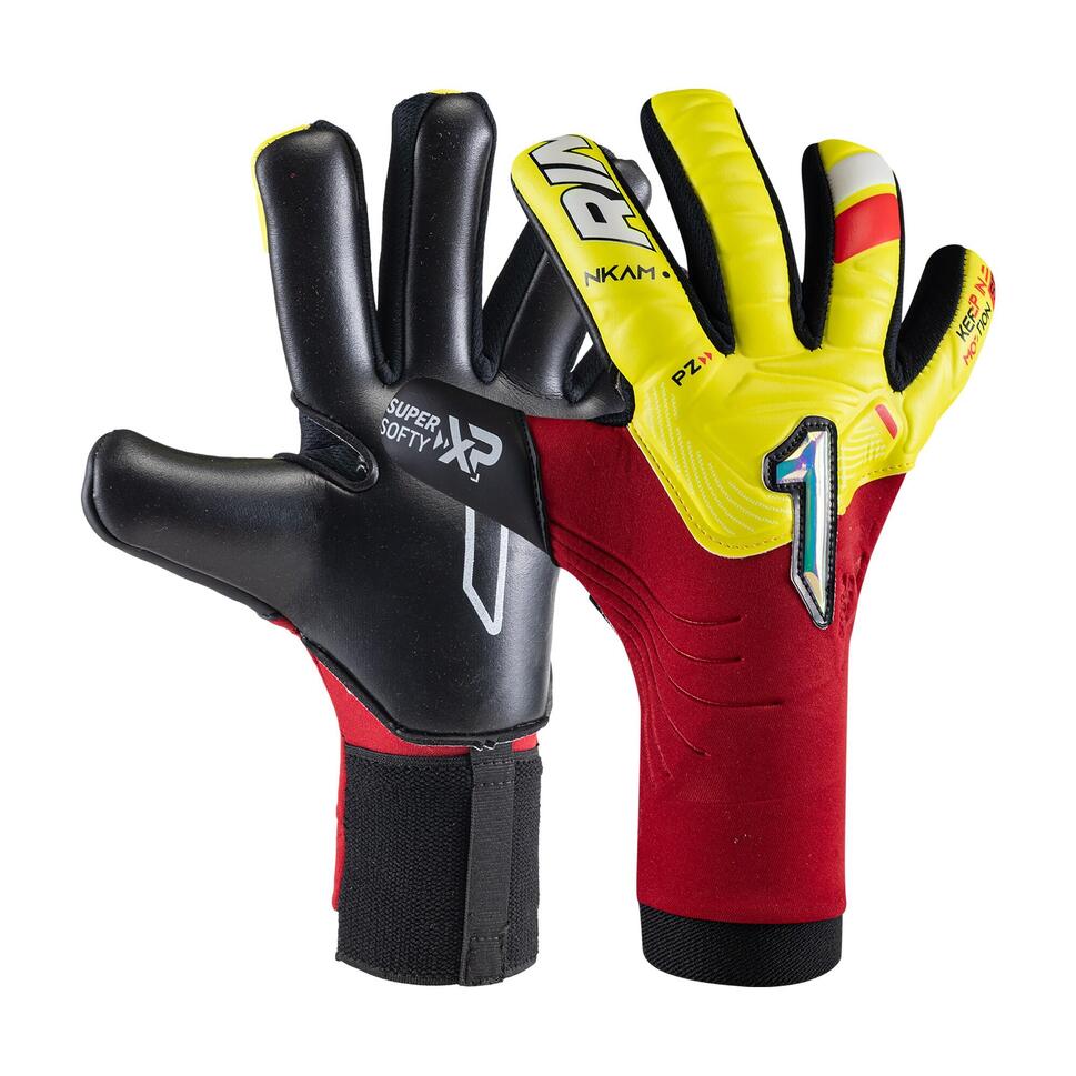 Gants De Gardien Rinat Aries X Pro - Taille 9, Bleu, Coupe Arrow Cut, Paume Latex AXG