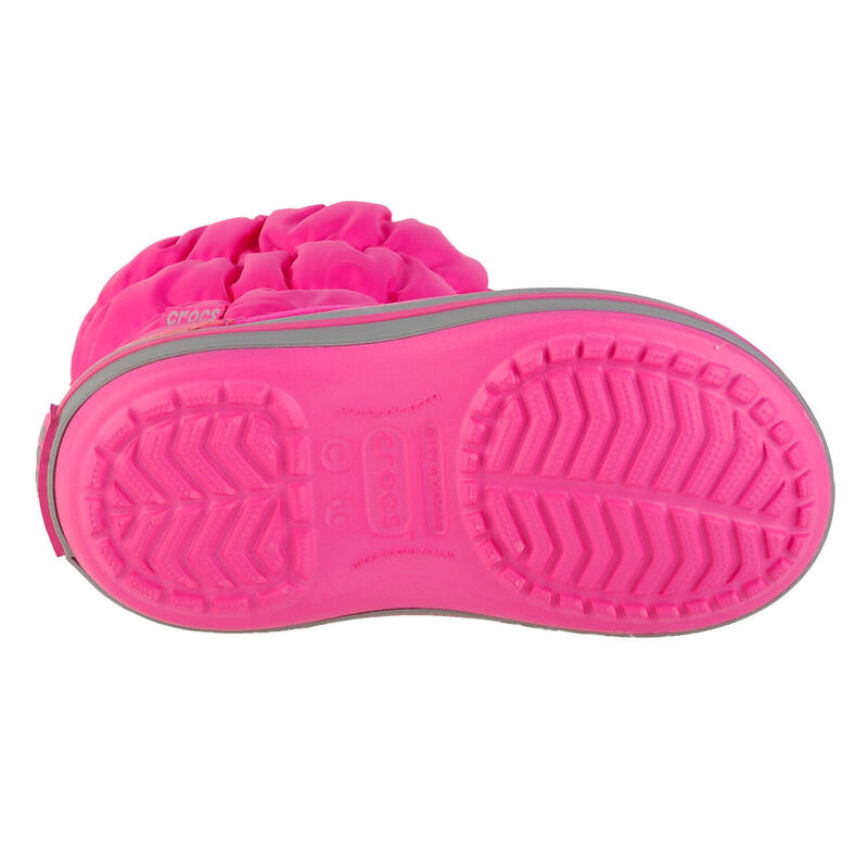 Botas Crocs Winter Puff, Rosado, Niños