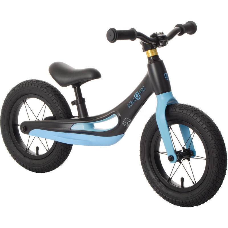 Rebel Kidz Draisienne à 2 roues loopfiets 12 Pouces Junior Noir/Bleu