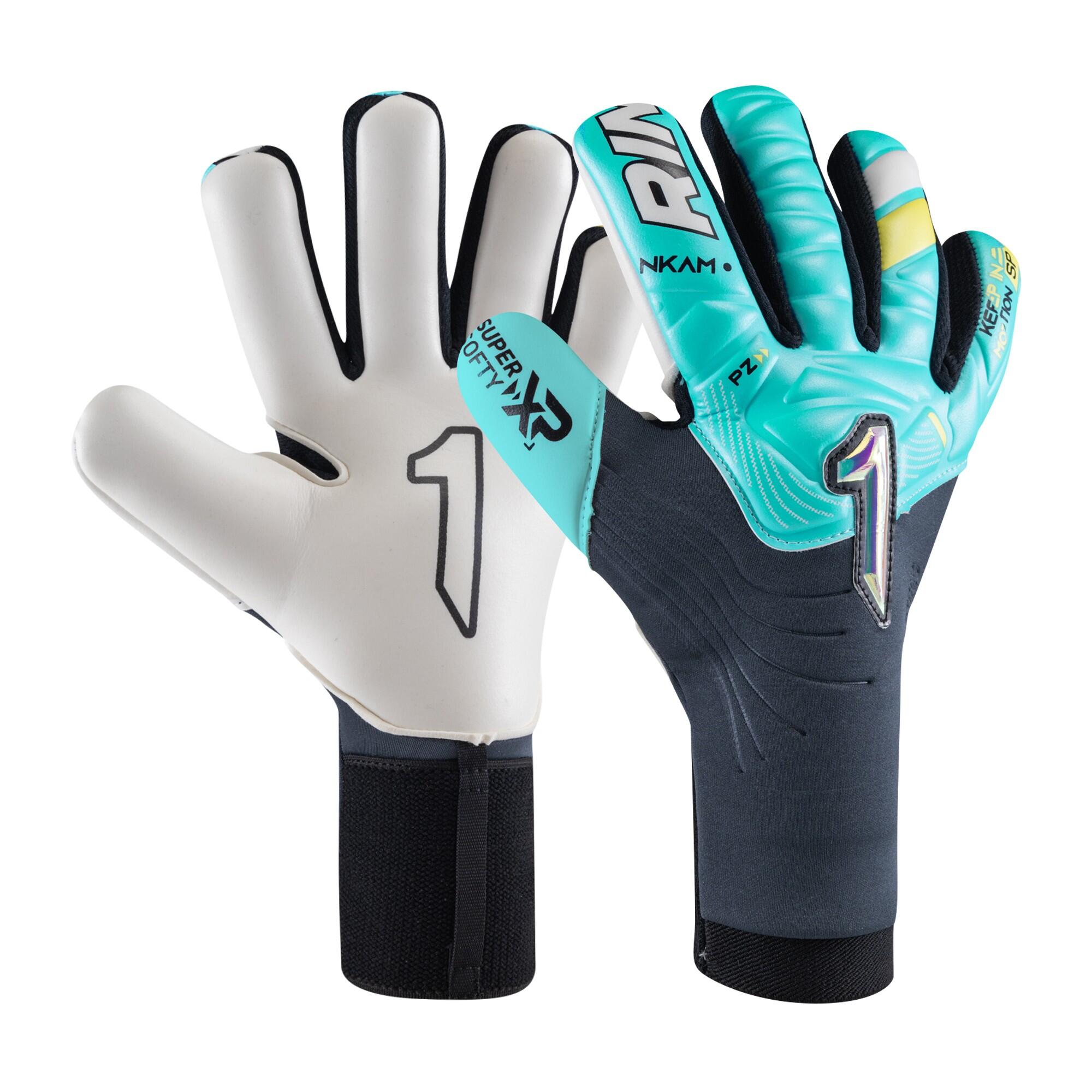 Luva de guarda-redes nkam semi adulto verde aqua/oxford