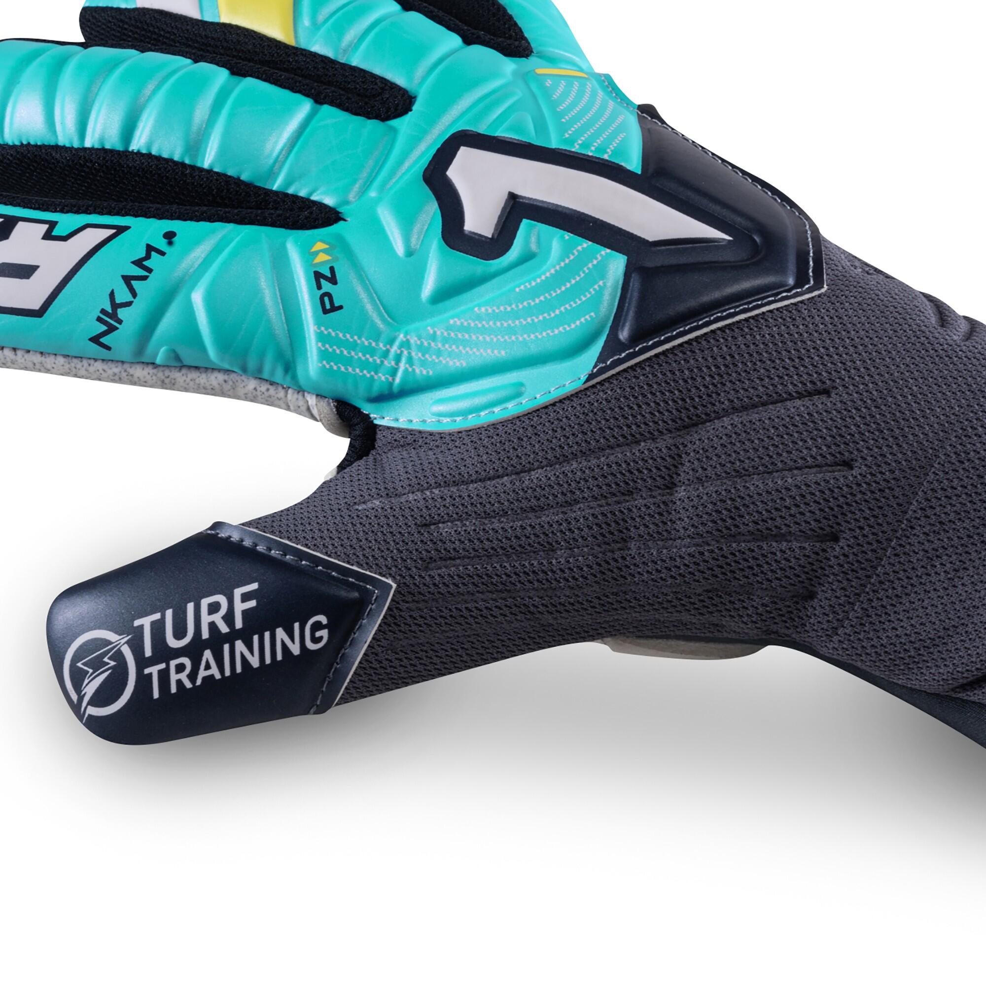 Gants De Gardien De But Adulte Rinat Nkam Training  Vert Aqua/oxford 4/8