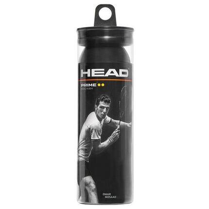 3 Balles de Squash Head Prime Double Point Jaune