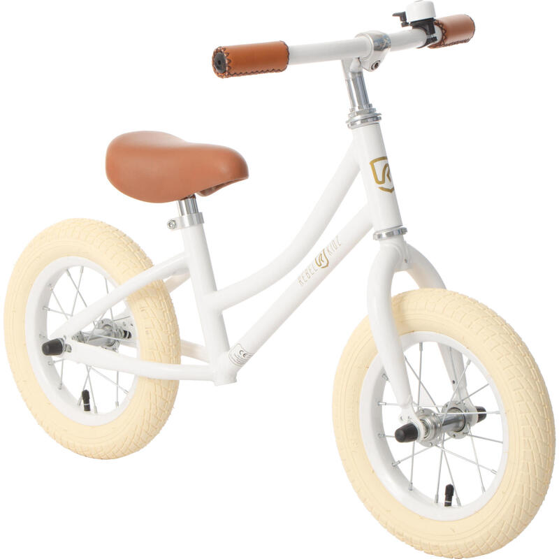 Rebel Kidz Loopfiets met 2 wielen Air Classic loopfiets 12.5 Inch Junior Wit