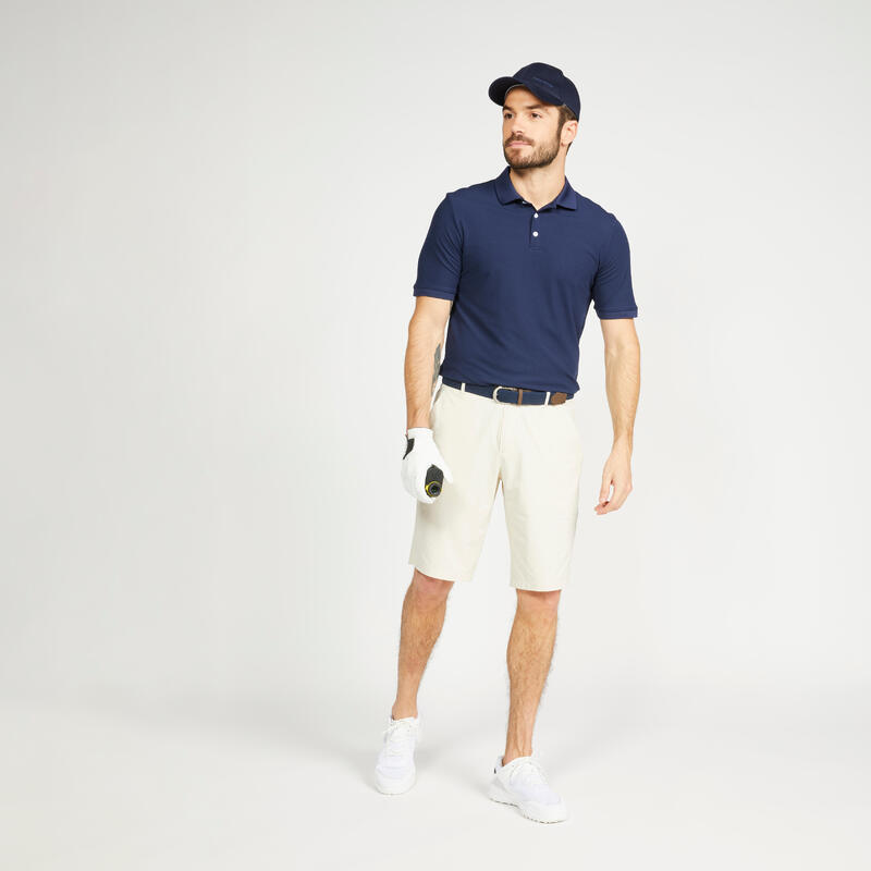 Seconde vie - Polo de golf manches courtes homme WW500 bleu marine - TRÈS BON