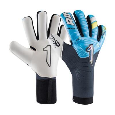 Guanti da Portiere Calcio Rinat Adulto Nkam Semi Giallo Erba Naturale