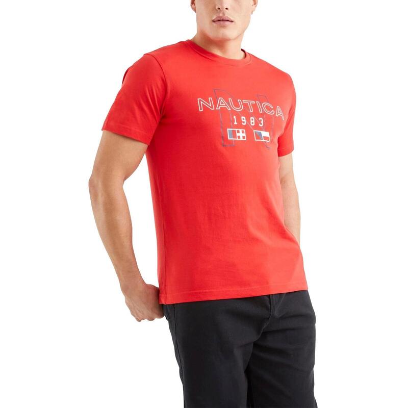 Kaden T-Shirt B&T férfi rövid ujjú póló - piros