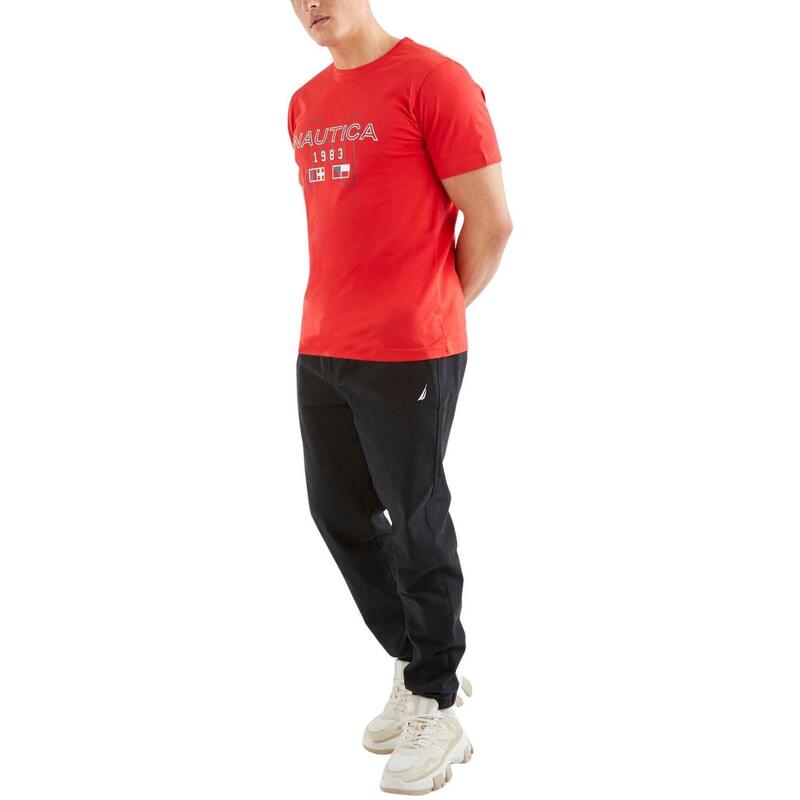 Kaden T-Shirt B&T férfi rövid ujjú póló - piros