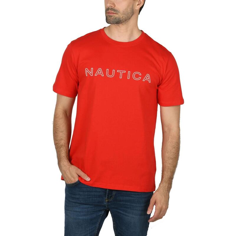 Scuttle T-Shirt férfi rövid ujjú póló - piros