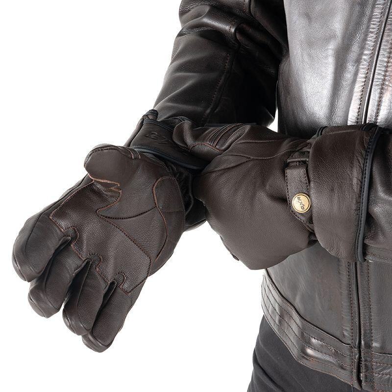 Gants BRICKLANE homme Marron DXR