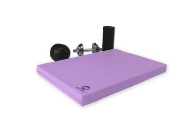 Tappetino sportivo 100 x 70 x 8 cm Fitness rosso/nero Weichbodenmatte Jeflex