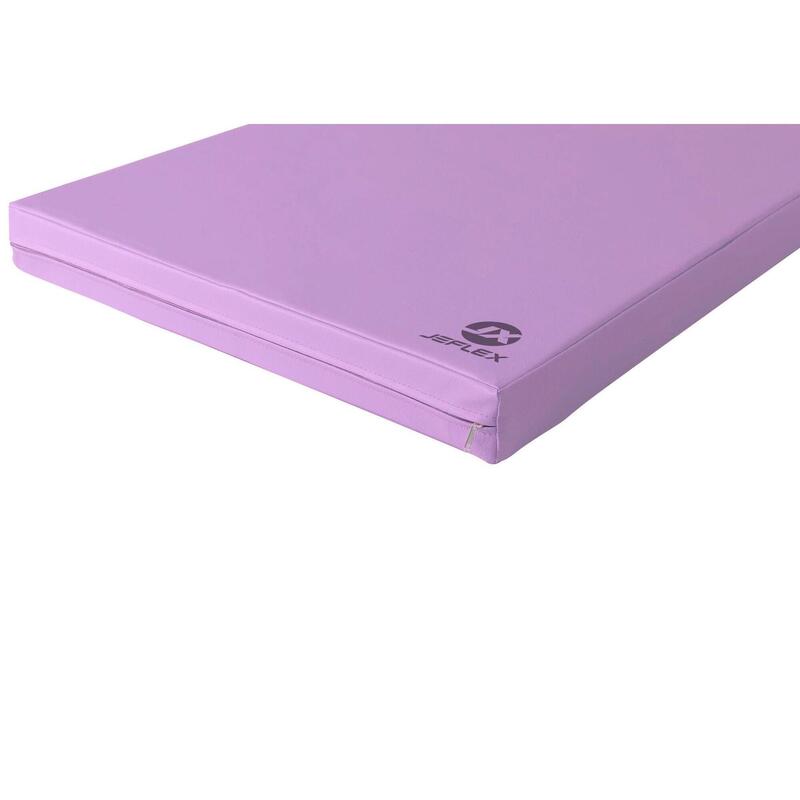 Tapis de gymnastique 150 x 100 x 8 cm, couleur violet, pour le fitness