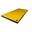 Tapete de ginástica 210 x 100 x 8 cm, amarelo/preto, dobrável, Jeflex.