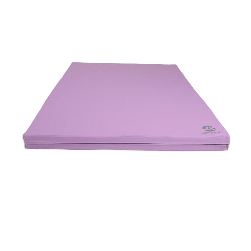 Tapis de gymnastique 150 x 100 x 8 cm, couleur violet, pour le fitness