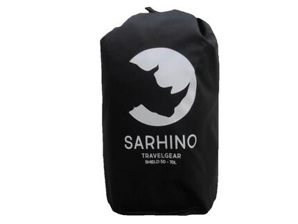 Sarhino Shield Flugtasche und Regenhülle für Rucksäcke 50 bis 100 L – schwarz